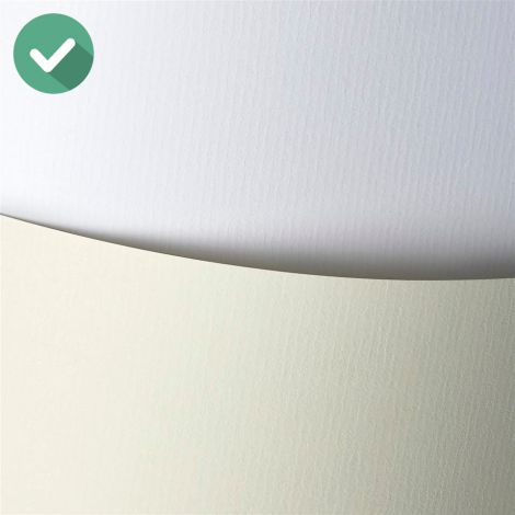 Papier ozdobny Argo A4/120/50szt Laid Biały